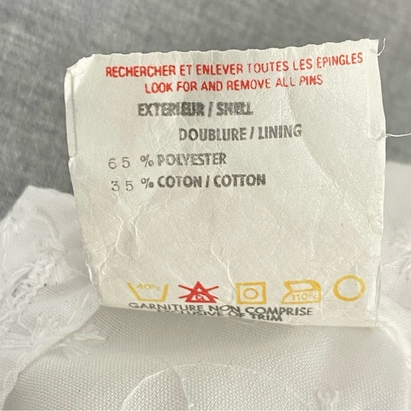 White Eyelet Christening Gown with Bonnet and Undershirt Vintage - Picture 9 of 11